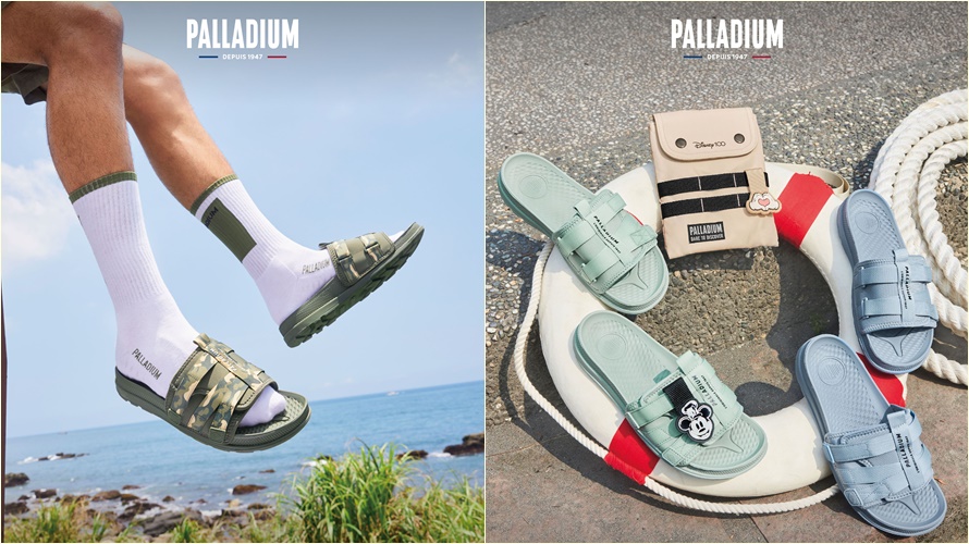 PALLADIUM潮玩軍靴大底！推出全新潮流拖鞋SOLEA SLIDE VELCRO。（圖／品牌提供）