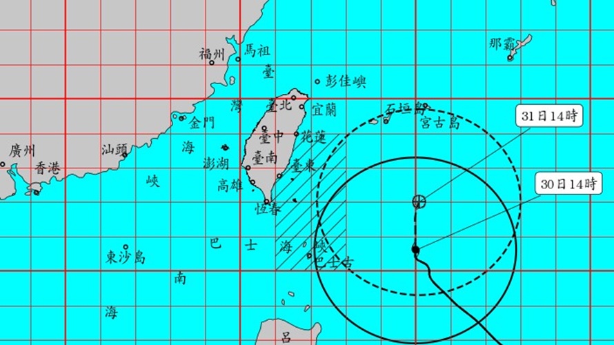 颱風瑪娃來襲，消防局也呼籲民眾做好防颱準備。（圖／氣象局）