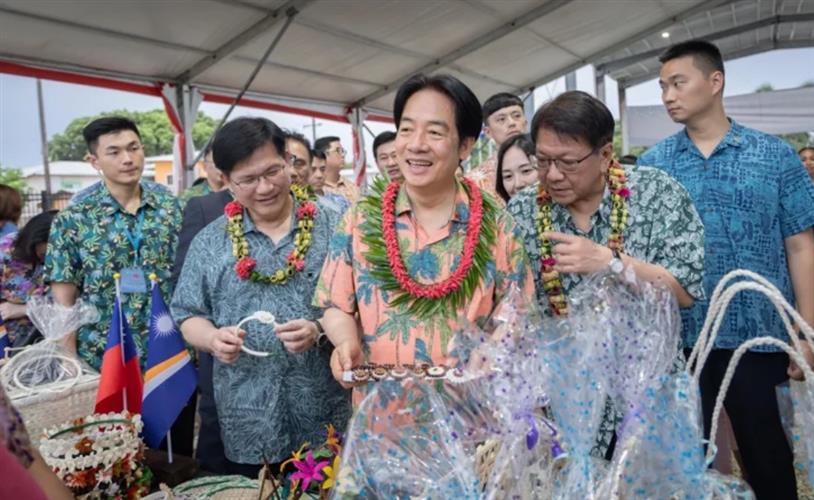 外交行程緊湊！賴清德完成馬紹爾訪問直飛吐瓦魯及關島